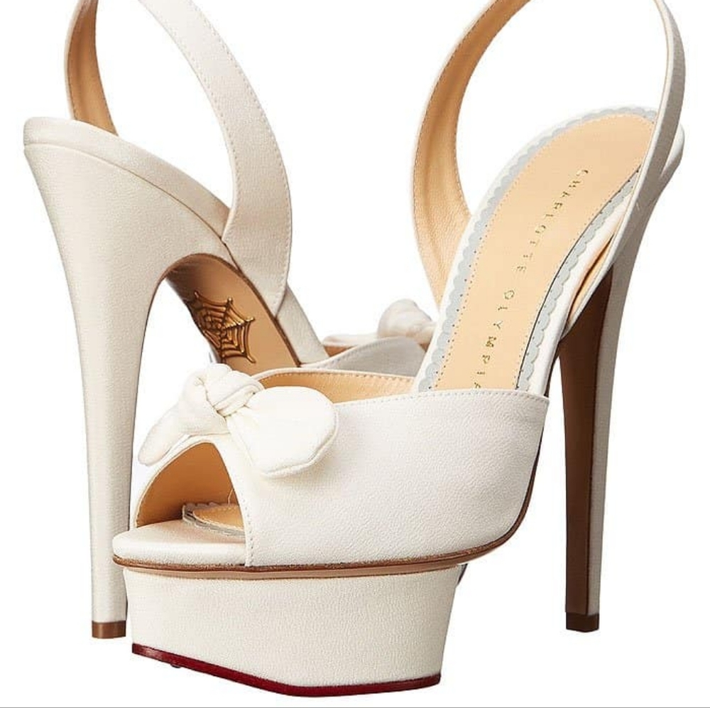 Charlotte Olympia Serena Bow Platform Sandals
